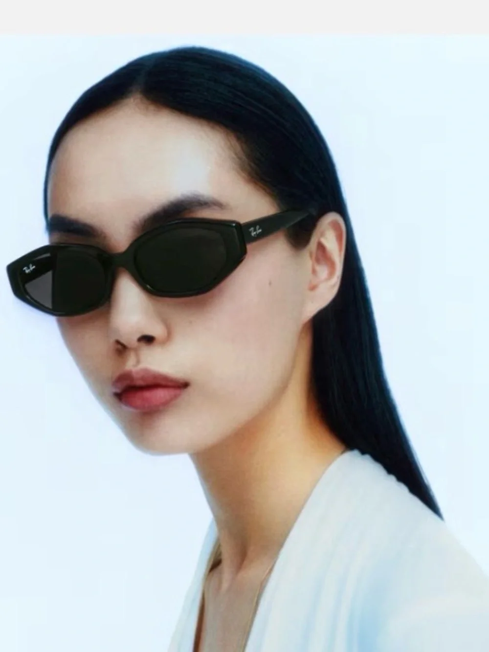 Ray-Ban Black Oval Women’s Sunglasses